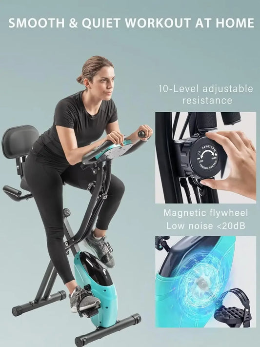 Decoration 4 In 1 Recumbent And Upright Home Exercise Bike