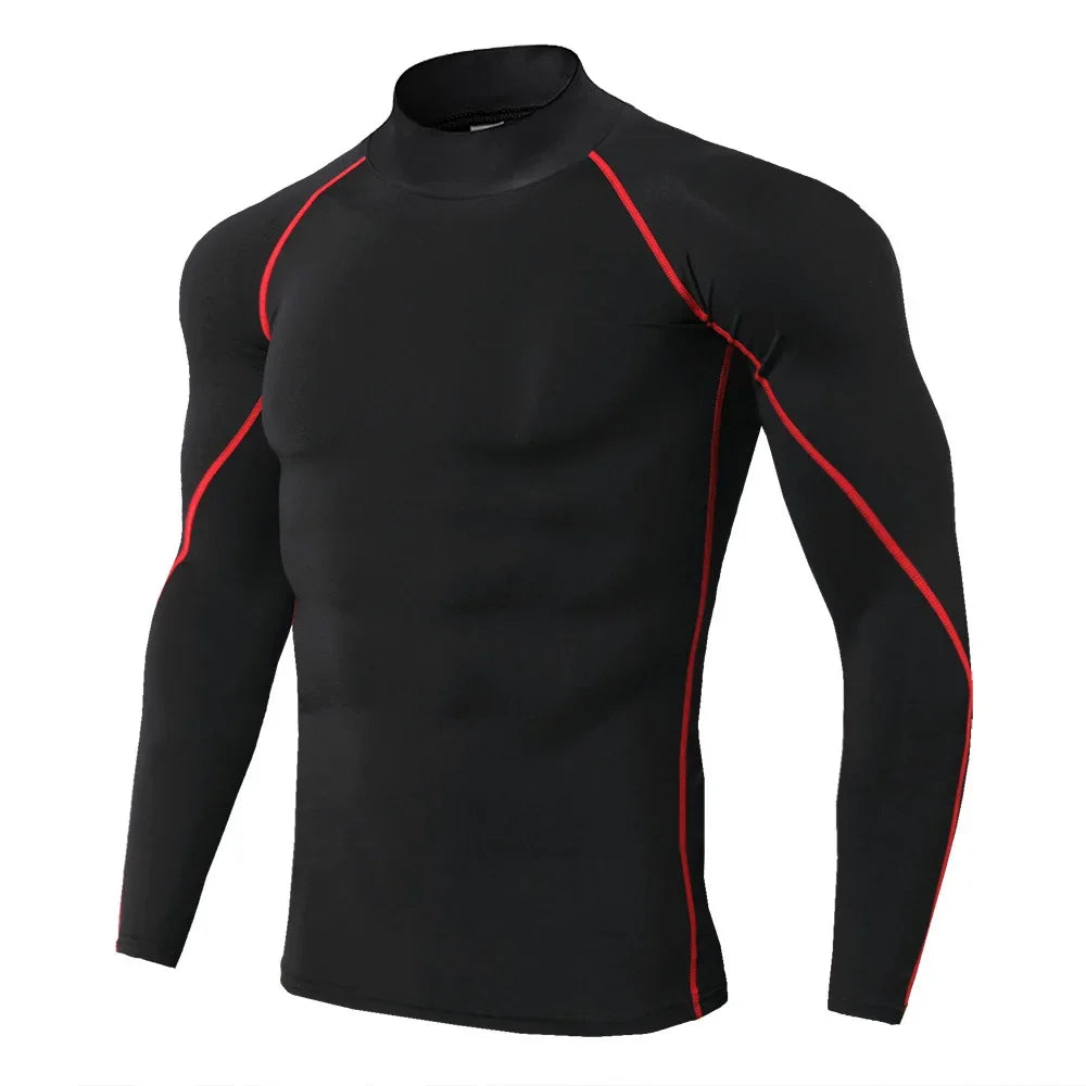 Mens Quick Dry Running Long Sleeve T Shirt For Gymwear