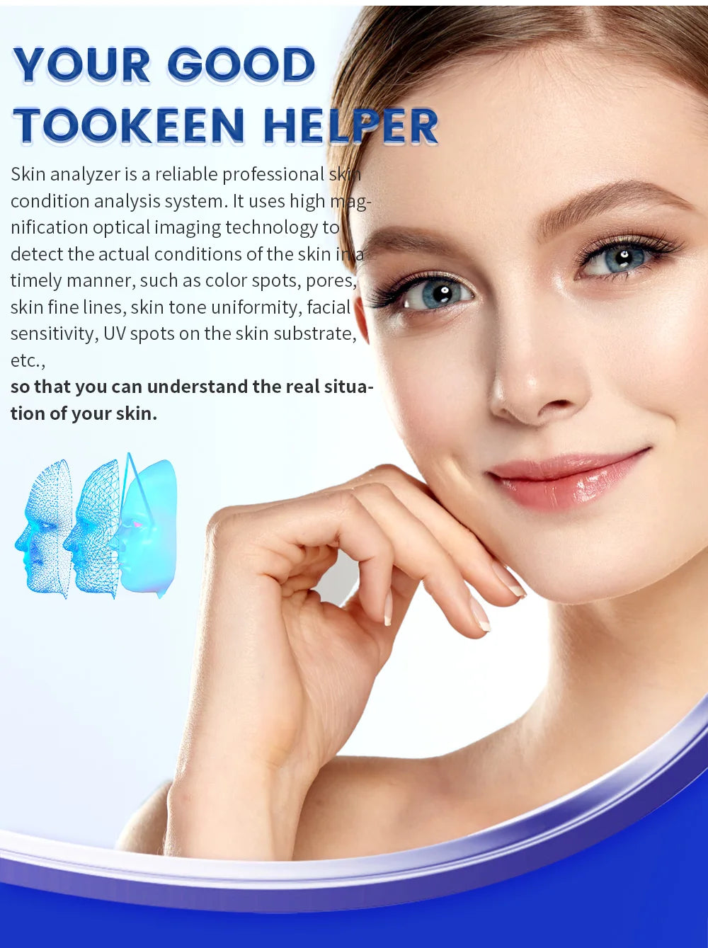 Emszero AISIA Q1 3D AI Facial Skin Analyzer Diagnosis
