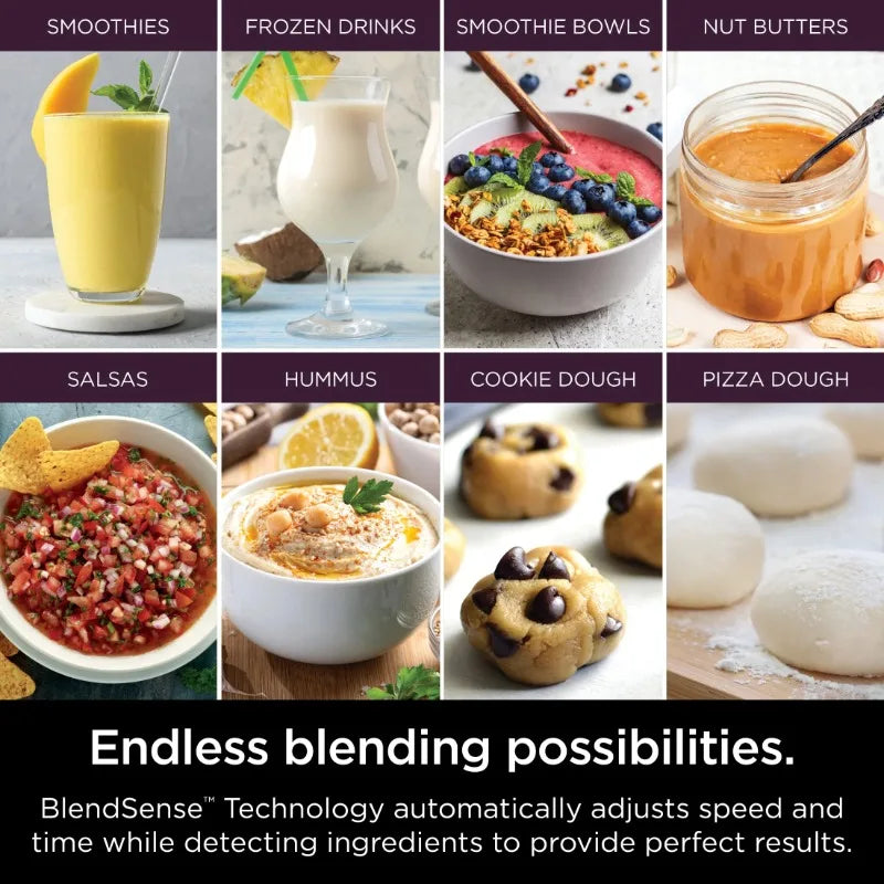 Ninja Detect Kitchen System Power Blender and Processor with Blend Sense Technology Silver TB400