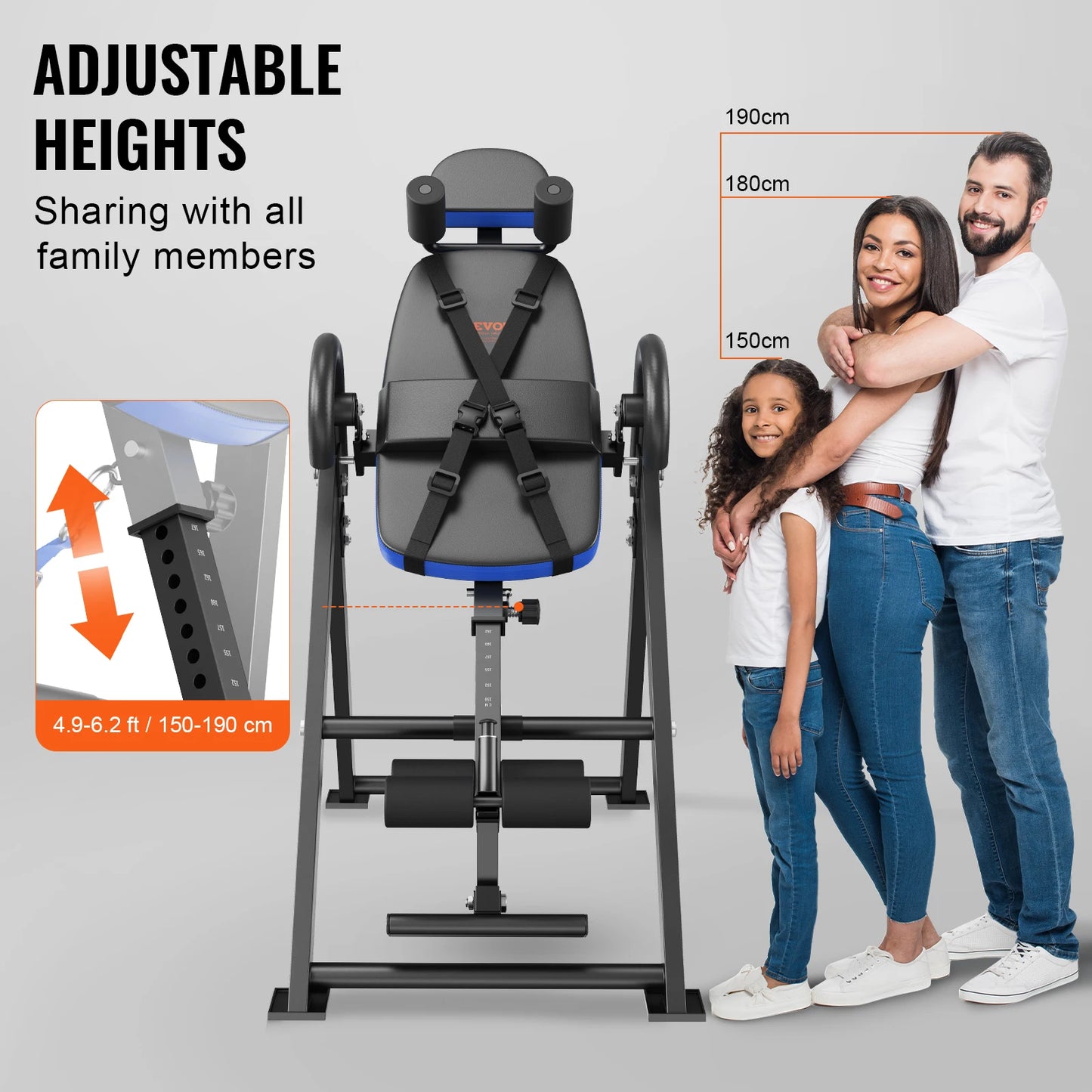 VEVOR Heavy Duty Inversion Table Decompression Back Stretcher