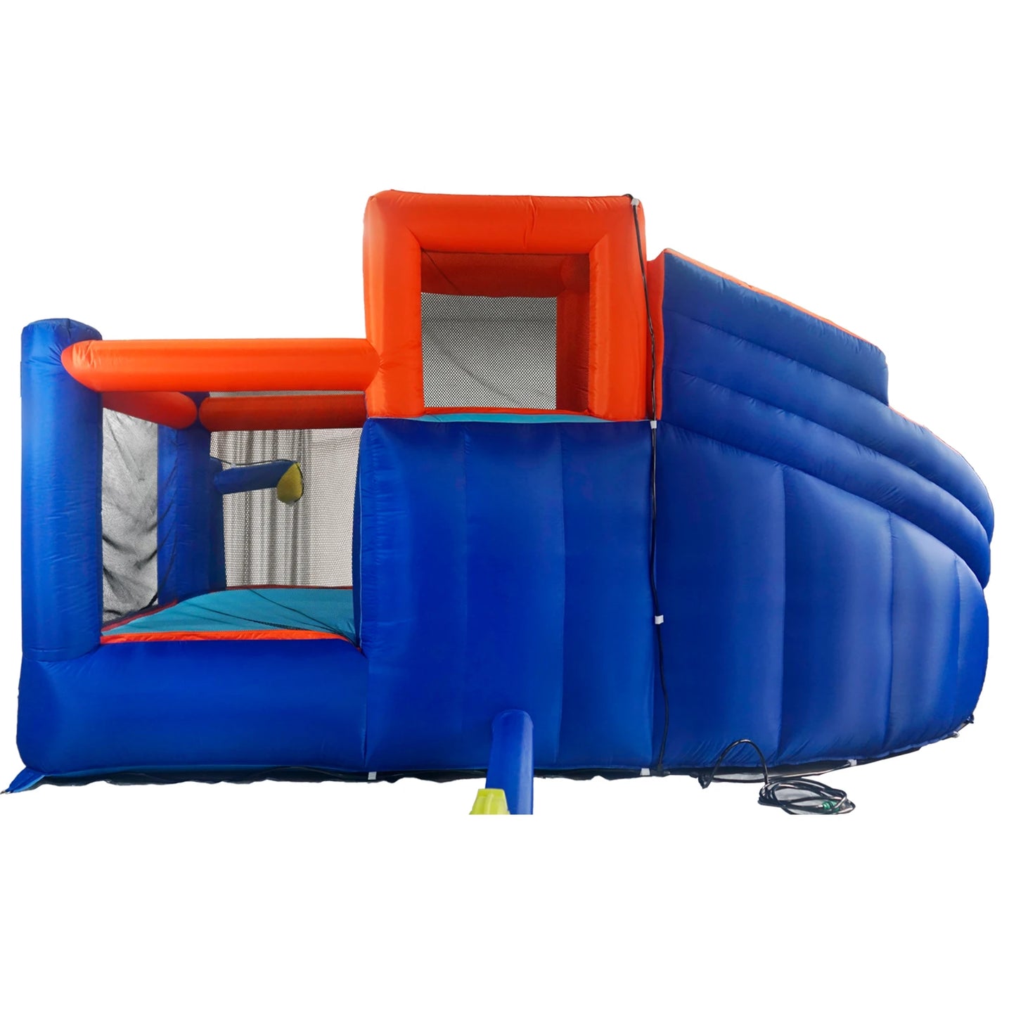 HapCap Inflatable Bounce House Water Slide Combo,2 Pools & Long Slide & Jumping Area, with Air Blower,14 ft x 12 ft