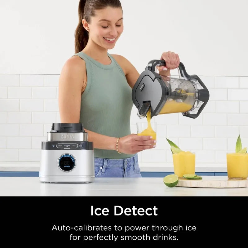 Ninja Detect Kitchen System Power Blender and Processor with Blend Sense Technology Silver TB400