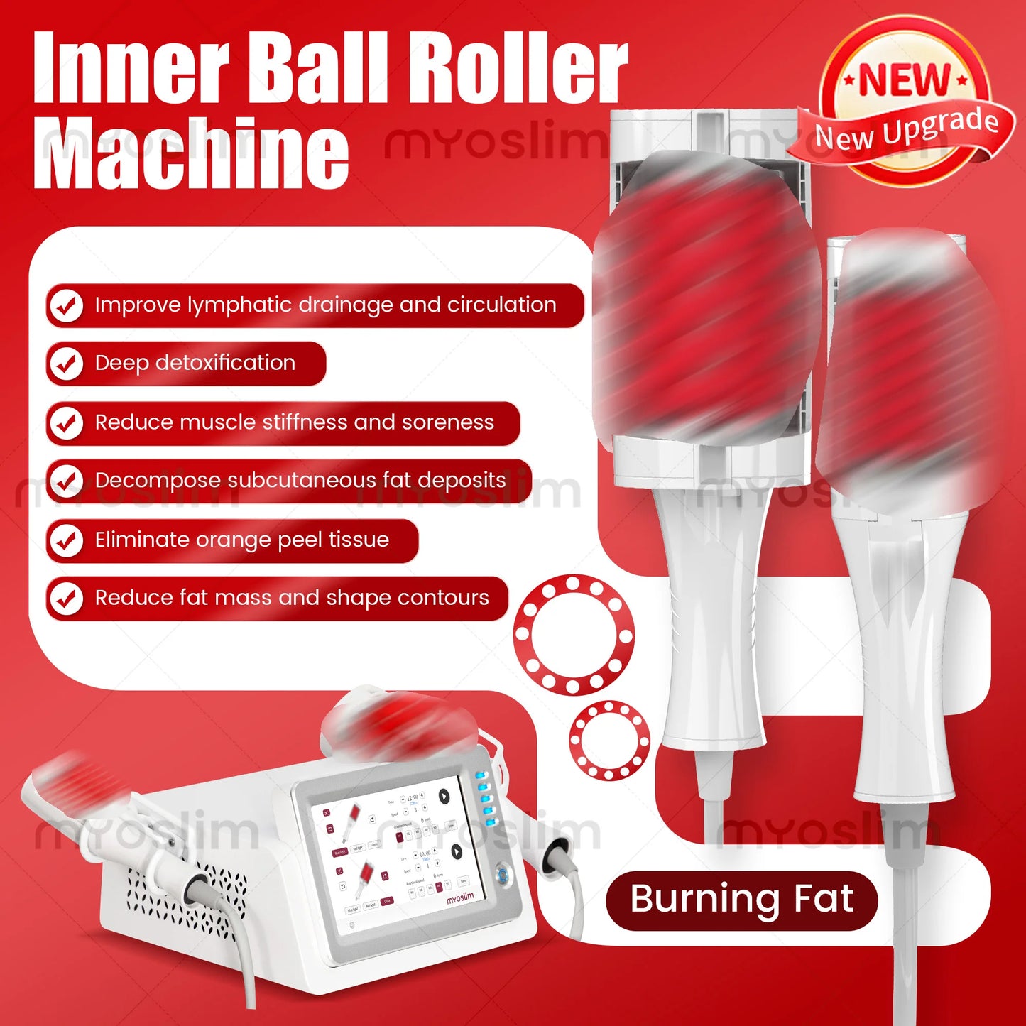 Myoslim Inner Ball Roller Slimming Massager For Cellulite Reduction