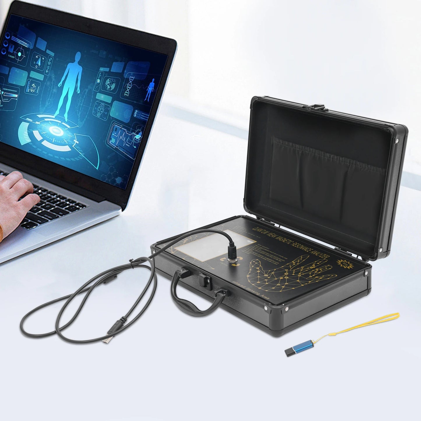 Quantum Analyzer Magnetic Body Scanner Health Detector