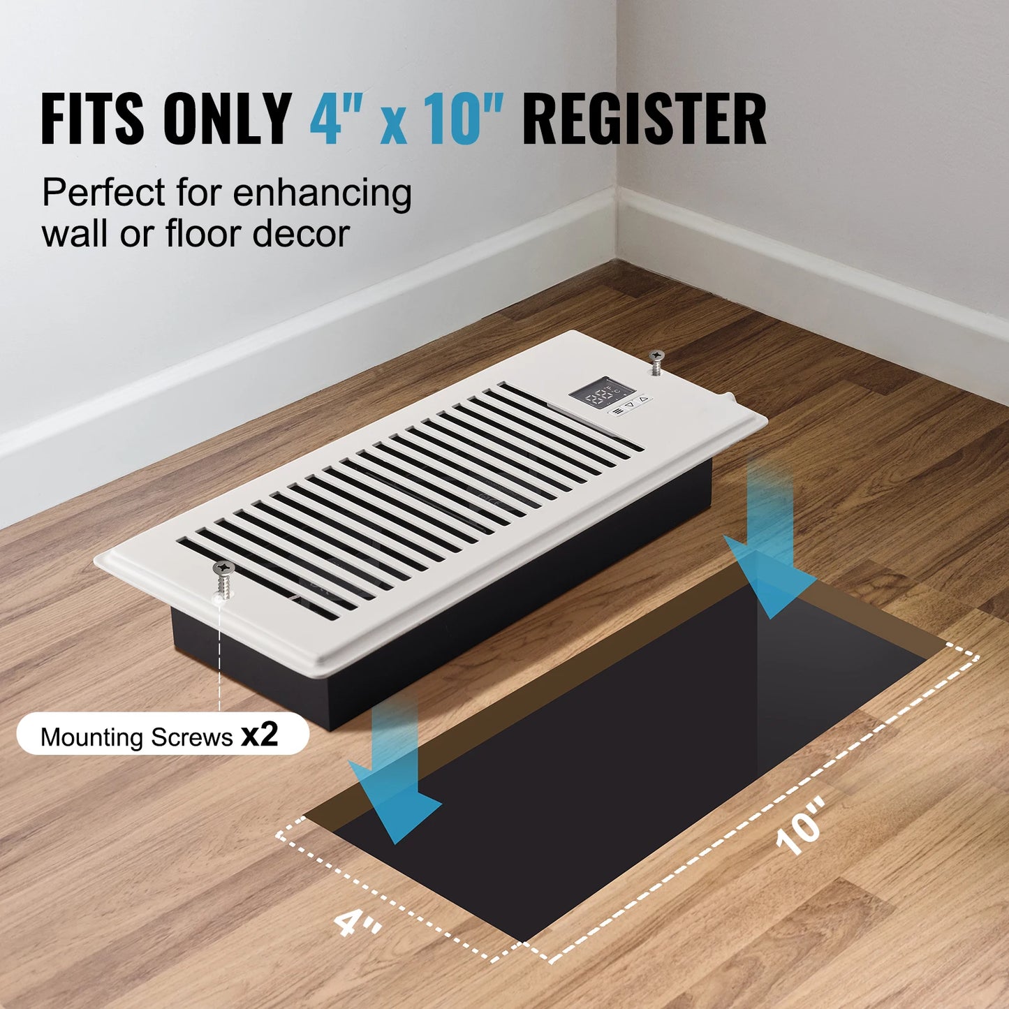 VEVOR Booster Duct Fan 100 CFM Smart LCD Controller