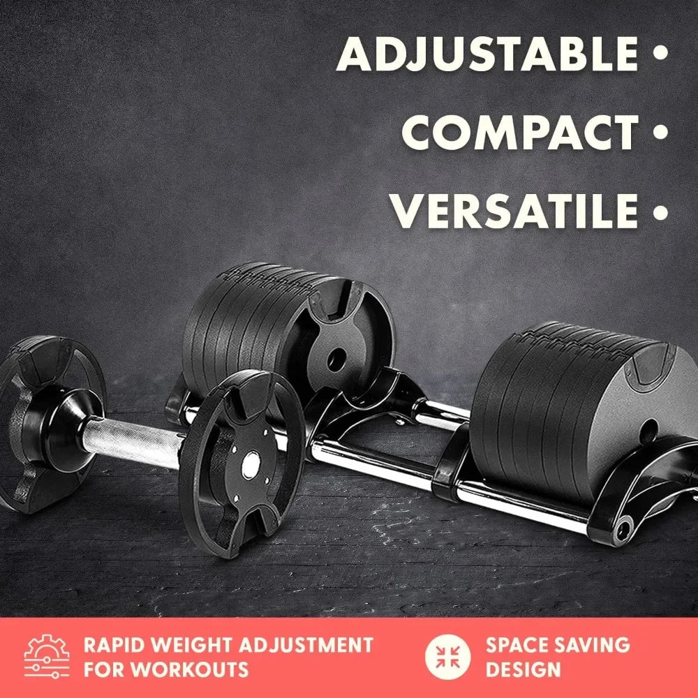 Hign-concerned Adjustable Dumbbell 9 in 1 Weight Options