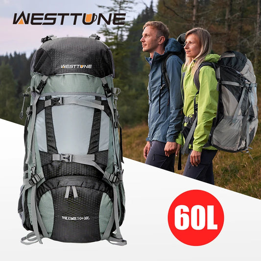 WESTTUNE Explorer Internal Frame Backpack Rain Cover Hiking