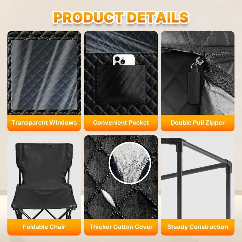 Hign Concerned Red Light Home Sauna Portable Steam Tent Foldable