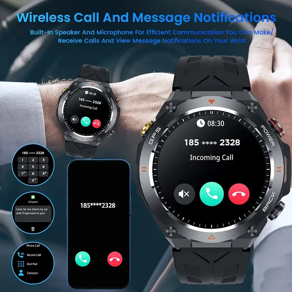 Senbono Built In GPS Smartwatch With Bluetooth Call