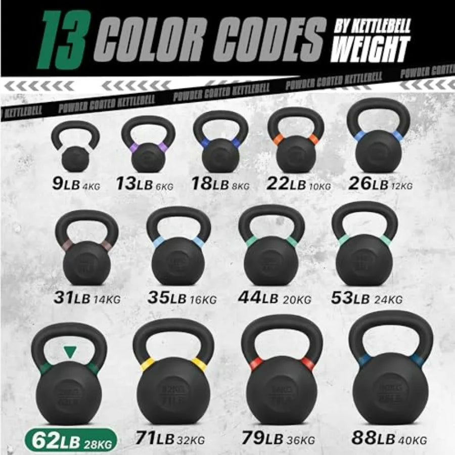 LISM Kettlebell Cast Iron For Strength Training Home Workout