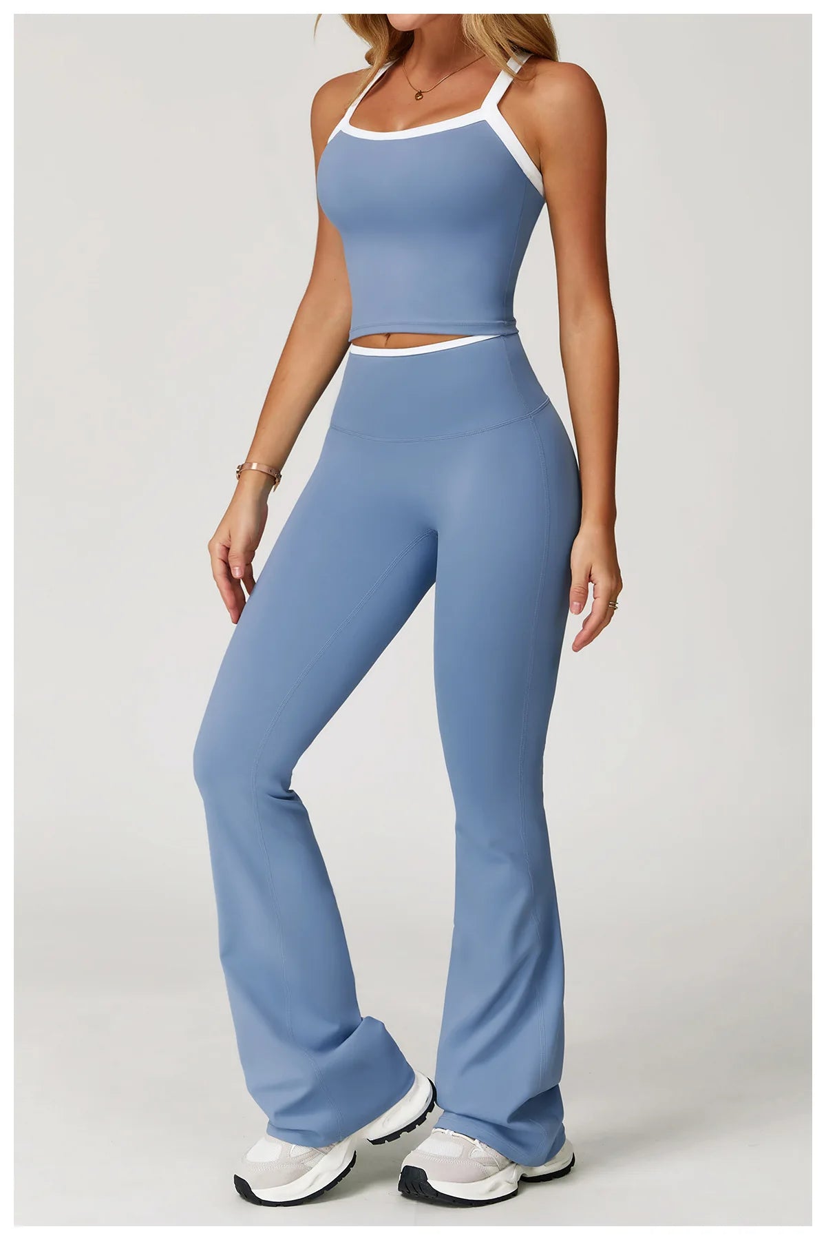 SWELTERINGCN Women 2 Piece Tracksuit Yoga Set Gym Wear
