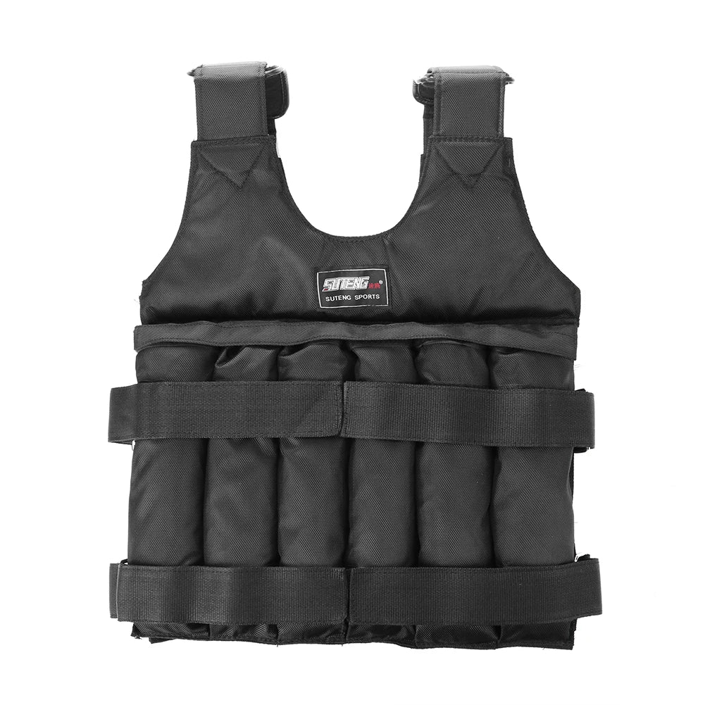 Adjustable Weight Vest for Running Training Fitness Equipment 3 to 50kg Loading Waistcoat Jacket