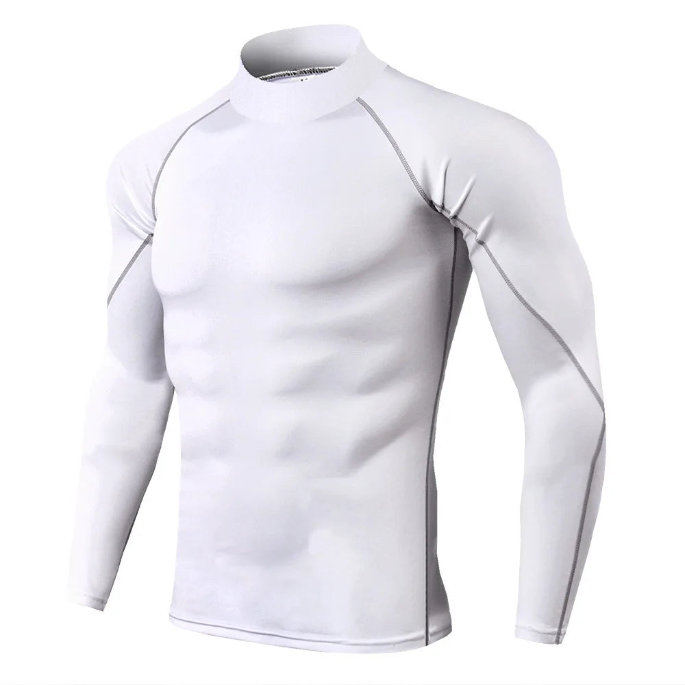 Mens Quick Dry Running Long Sleeve T Shirt For Gymwear