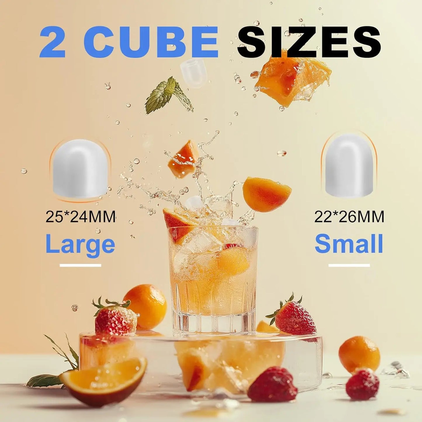 Portable Ice Maker With Auto Clean 9 Cubes For Camping