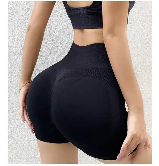 Yoga Set Women Seamless Sports Bra Leggings Shorts Fitness