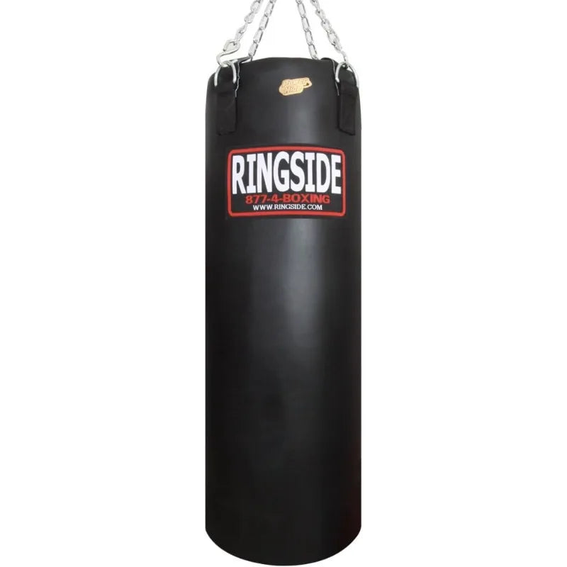 Ringside 100 Pound Powerhide Boxing Punching Heavy Bag Soft Filled Black 100 LBS