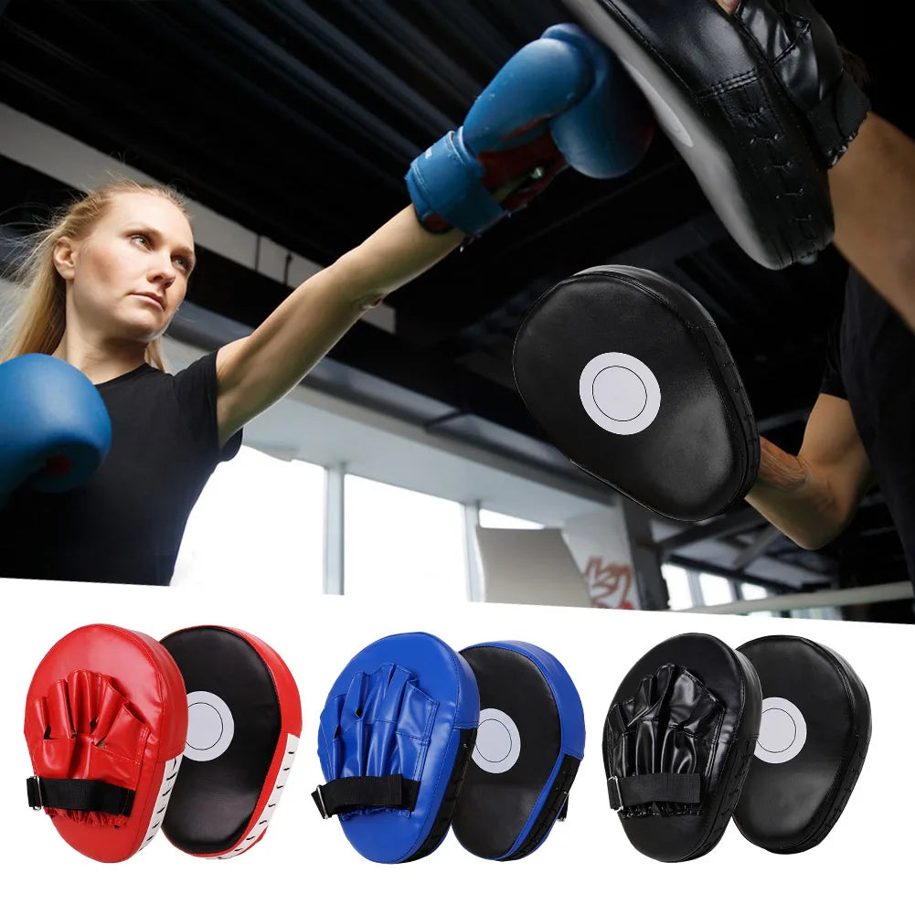 Curved Boxing Hand Target PU Leather Punch Mitts for Training