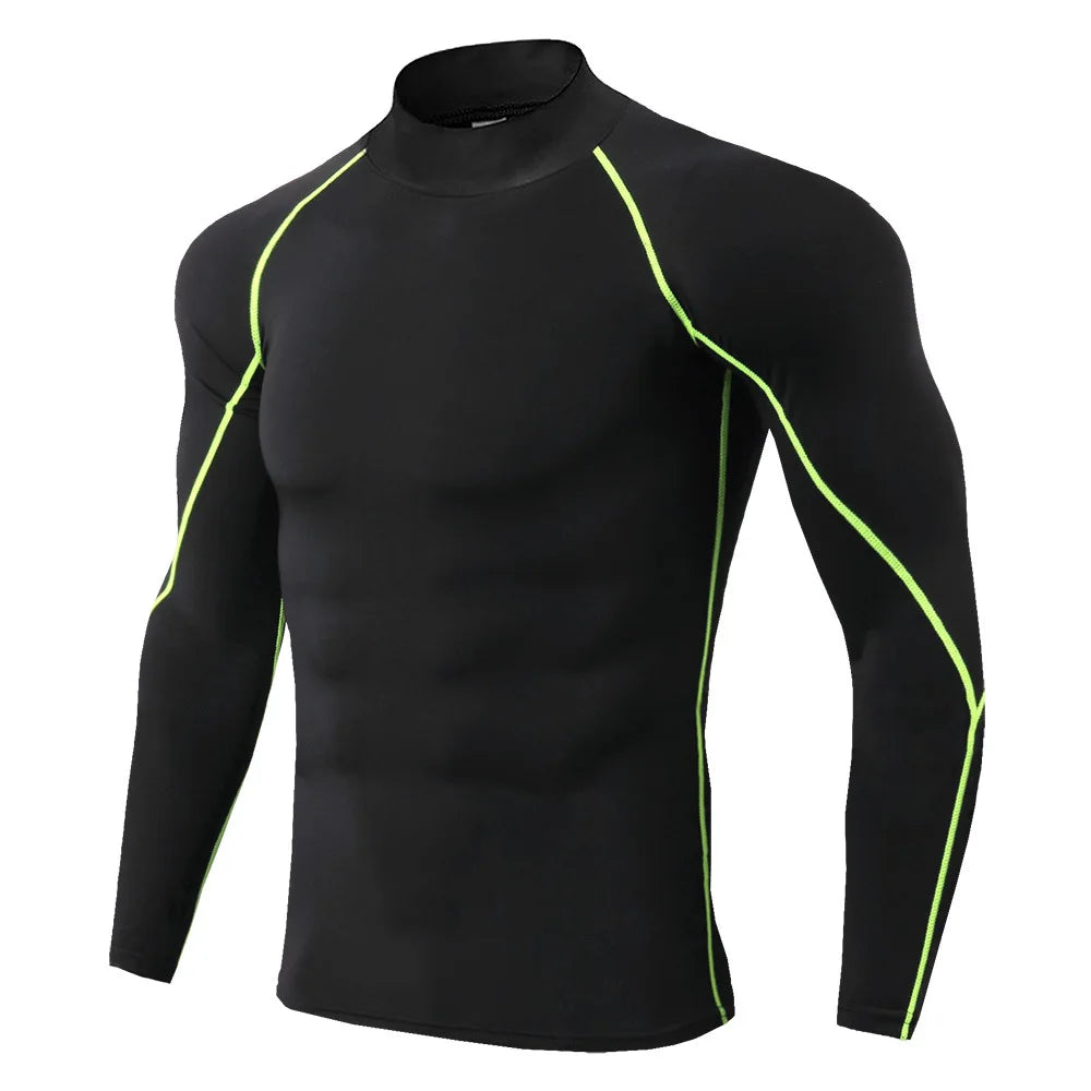 CN Quick Dry Men Bodybuilding T Shirt Long Sleeve Top