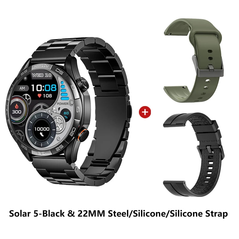 HAYLOU Solar 5 Voice Calling Smartwatch Health Tracking