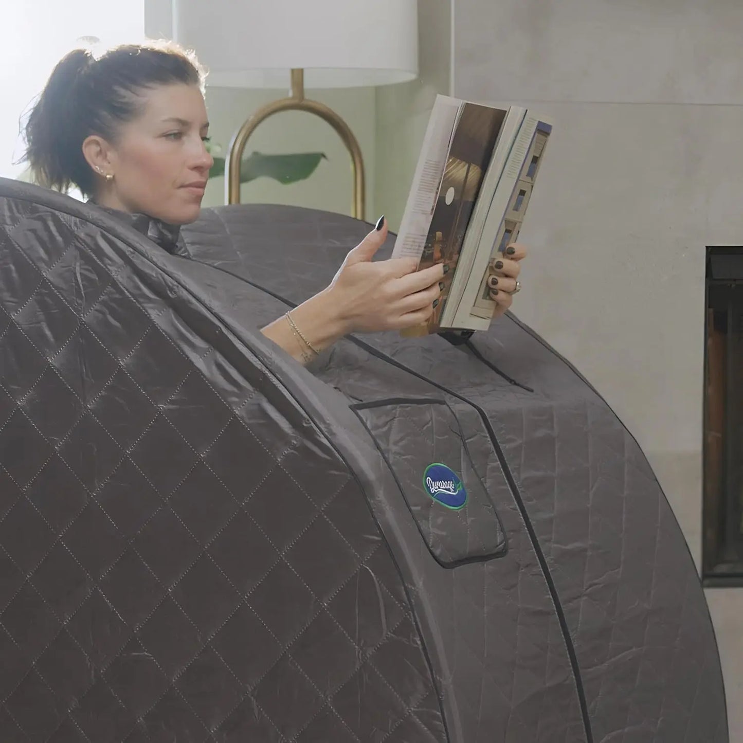 Portable Personal Steam Sauna Foldable 800W With 60 Min Timer