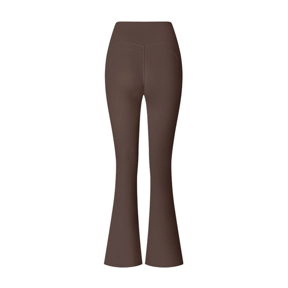 CN Sichuan Guangdong Womens High Waist Flared Leggings