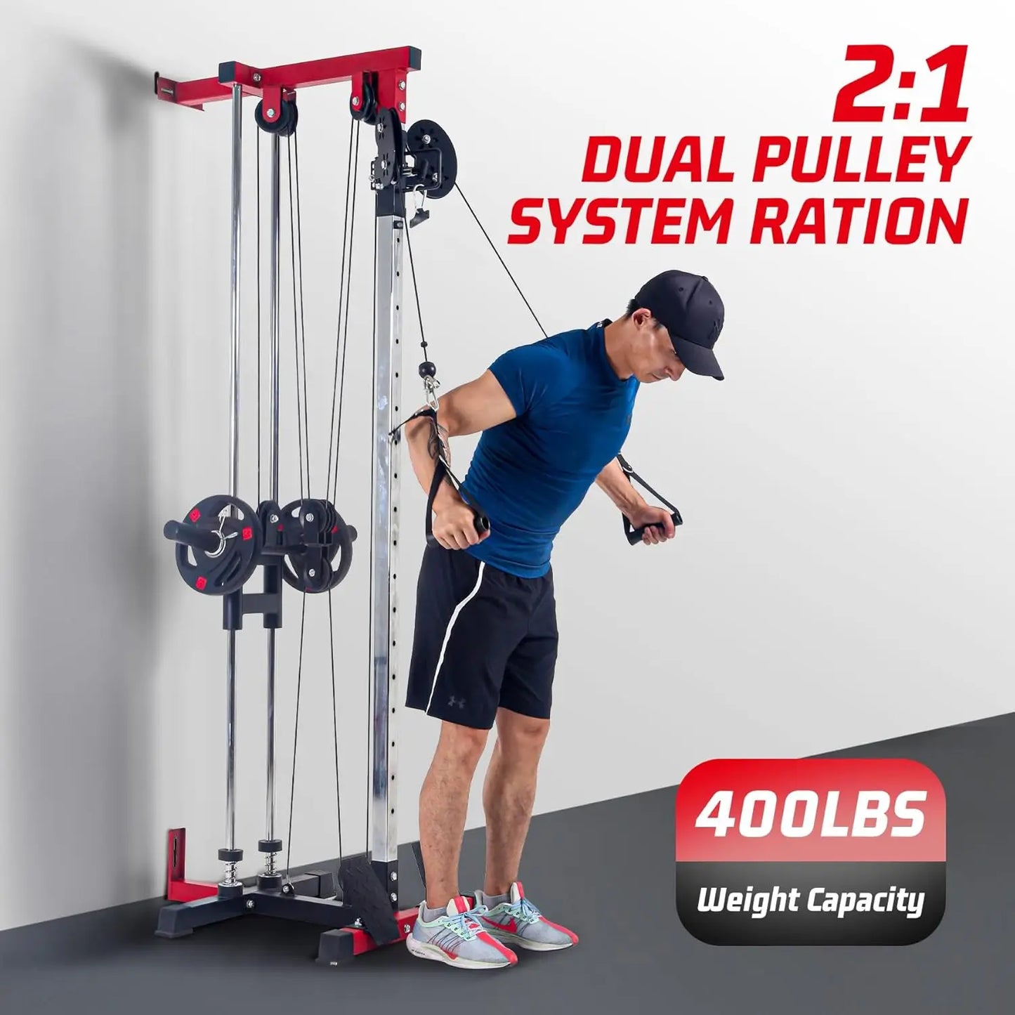 HiMISS LAT Pulldown Machine Multi Functional Cable Home Gym