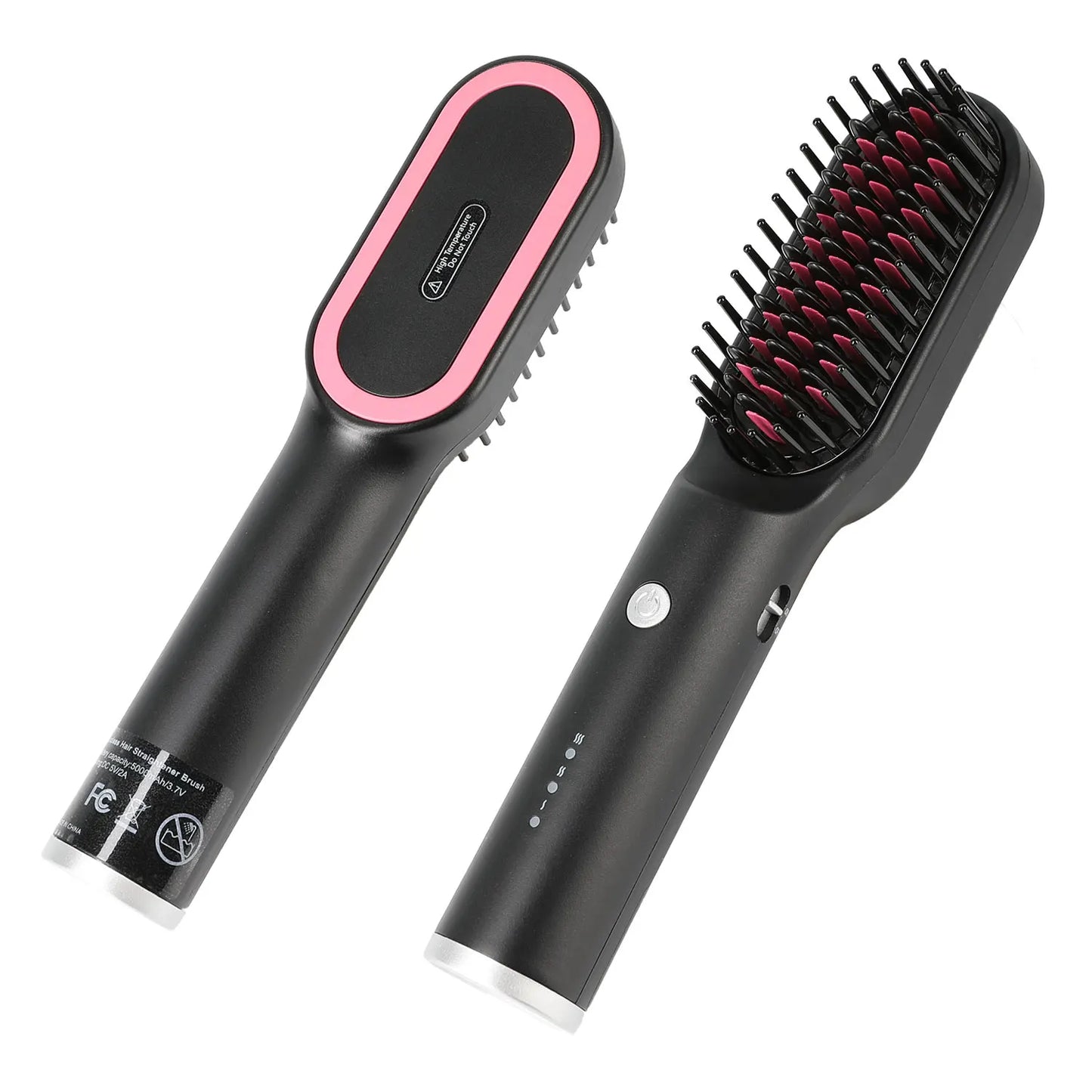 KIPOZI 1.25 Inch Thermal Brush Curling Iron Brush with LCD Display 16 Adjustable Temperatures Auto Shut Off