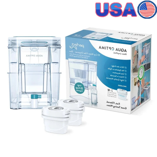 Pure Vibe Care Water Filter Dispenser BPA Free Fast Flow