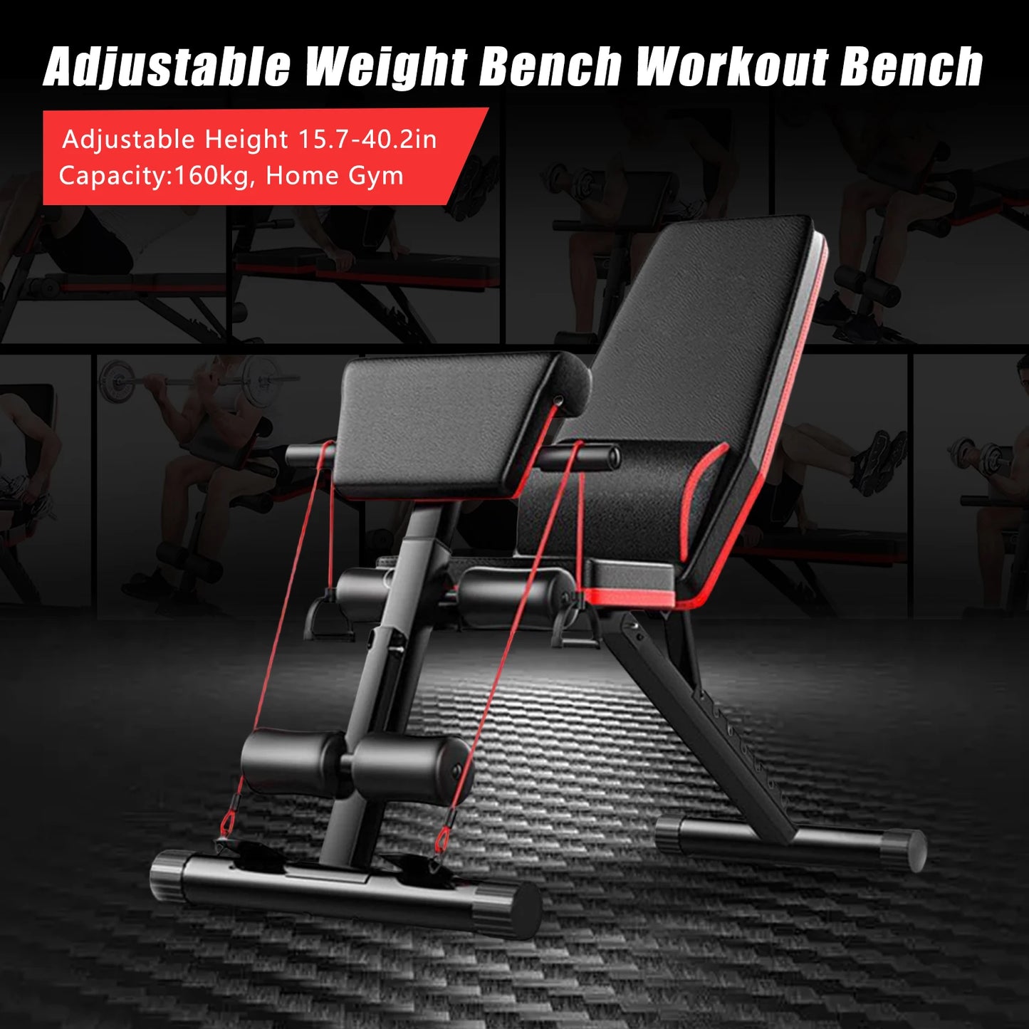 Hign-concerned 7 Position Adjustable Strength Bench