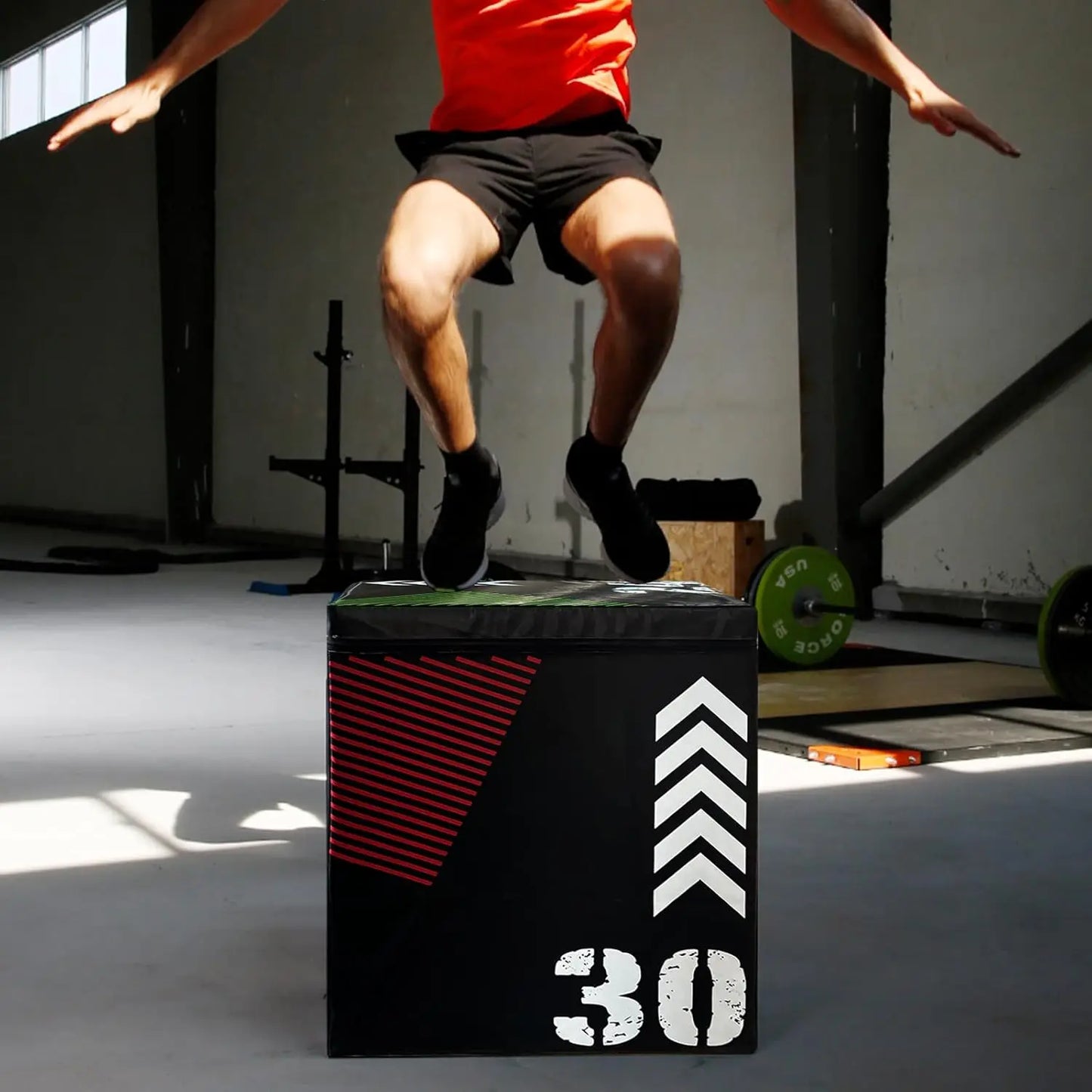3 In 1 Plyometric Jump Box With Hardwood And FoamPadding
