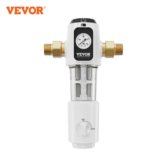 VEVOR Spin Down Filter Whole House Sediment Filter for Well Water 4 T/H High Flow Rate for Whole House Water Filtration Systems