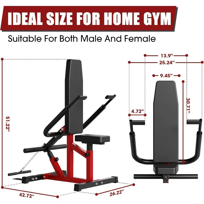 YTYIN Seated Dip Machine Plate Loaded Tricep Press for Chest