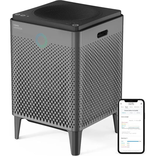 Coway Airmega 400S App Enabled Smart Technology Air Purifier Compatible with Amazon Alexa True HEPA Covers 1560 Square Feet