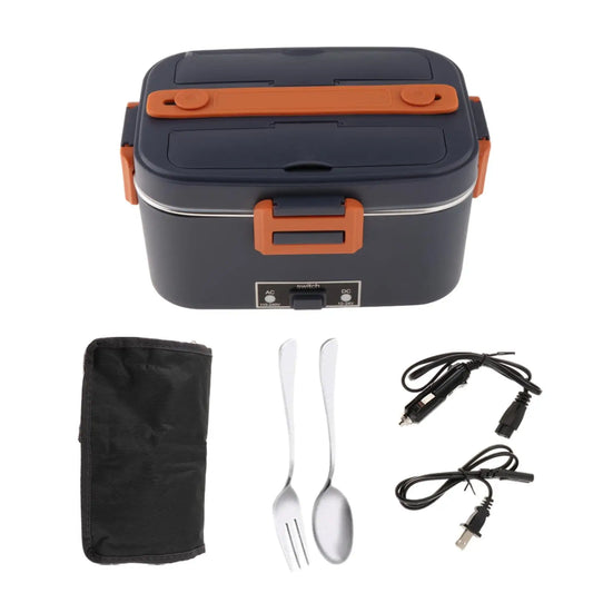 Lunch Warmer Electric Heating Lunch Box 1.8L Food Heater for Work Truck Home