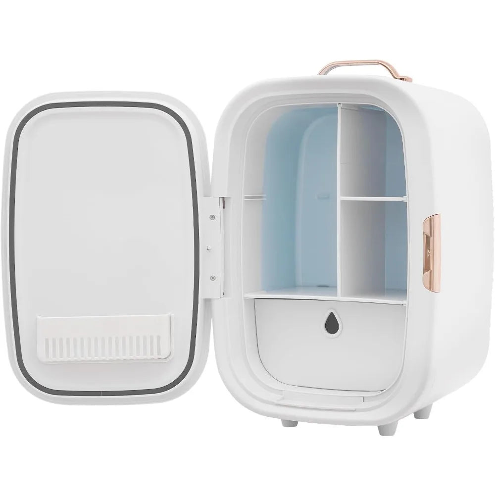 12L Beauty Fridge-50W/48W Dual-Function Cooling/Heating Cosmetic Refrigerator with Smart Thermostat, Compact Mini Skincare Fridg