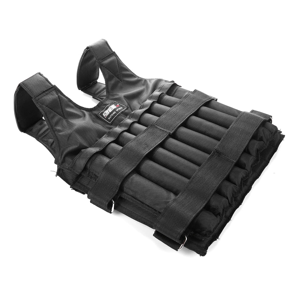 Adjustable Weight Vest for Running Training Fitness Equipment 3 to 50kg Loading Waistcoat Jacket