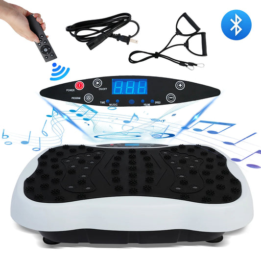 Full Body Vibration Plate Exercise Machine With Bands