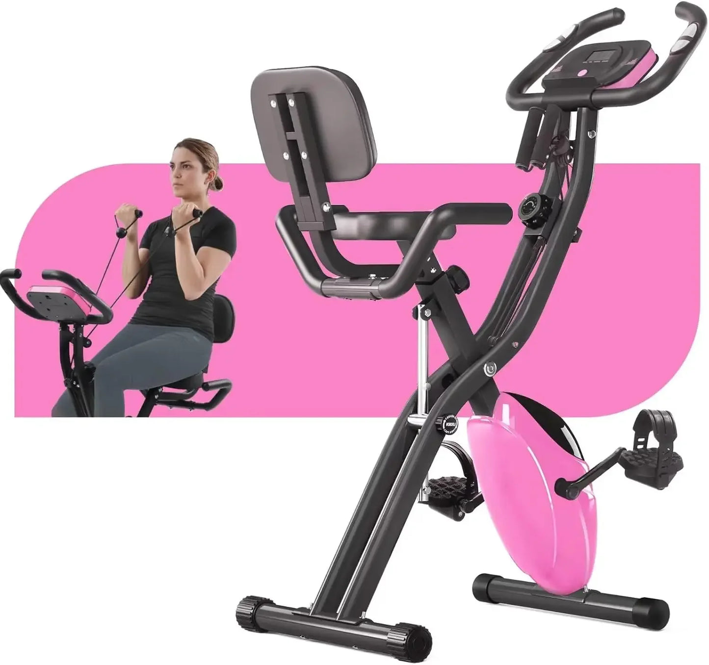 Decoration 4 In 1 Recumbent And Upright Home Exercise Bike