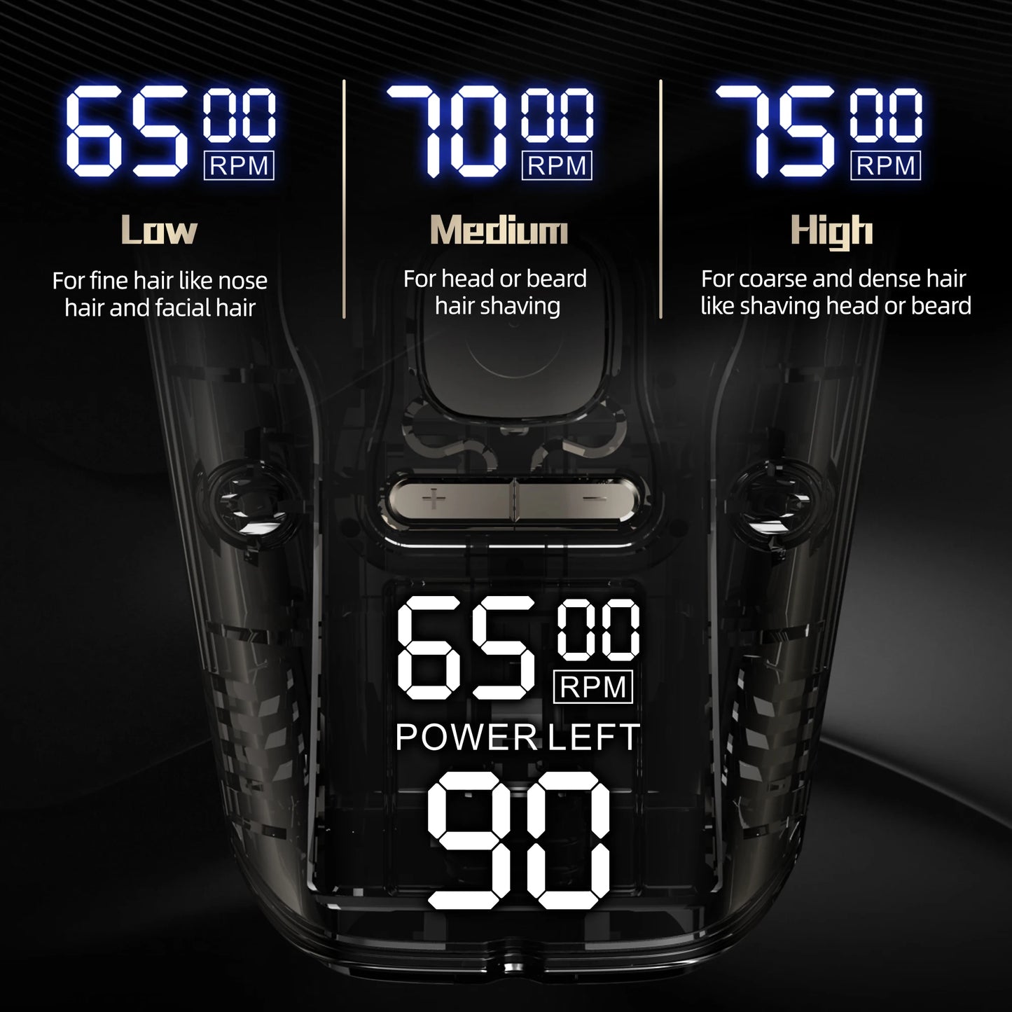 Sejoy Electric Head Shaver For Bald Men 7 Blades Floating