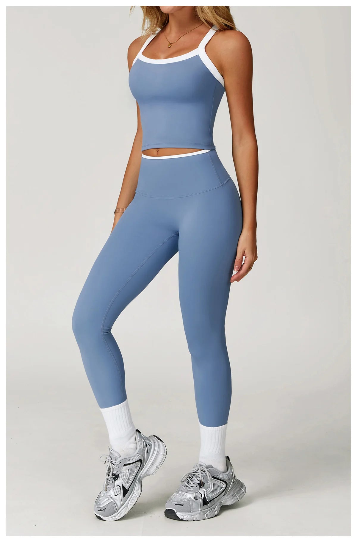 SWELTERINGCN Women 2 Piece Tracksuit Yoga Set Gym Wear