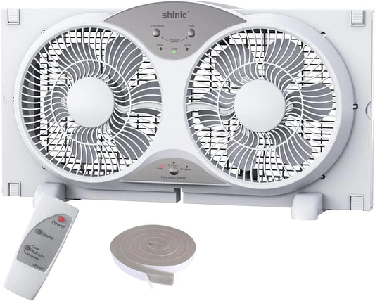 Reversible Window Fan With Remote Quiet Operation ETL Certified