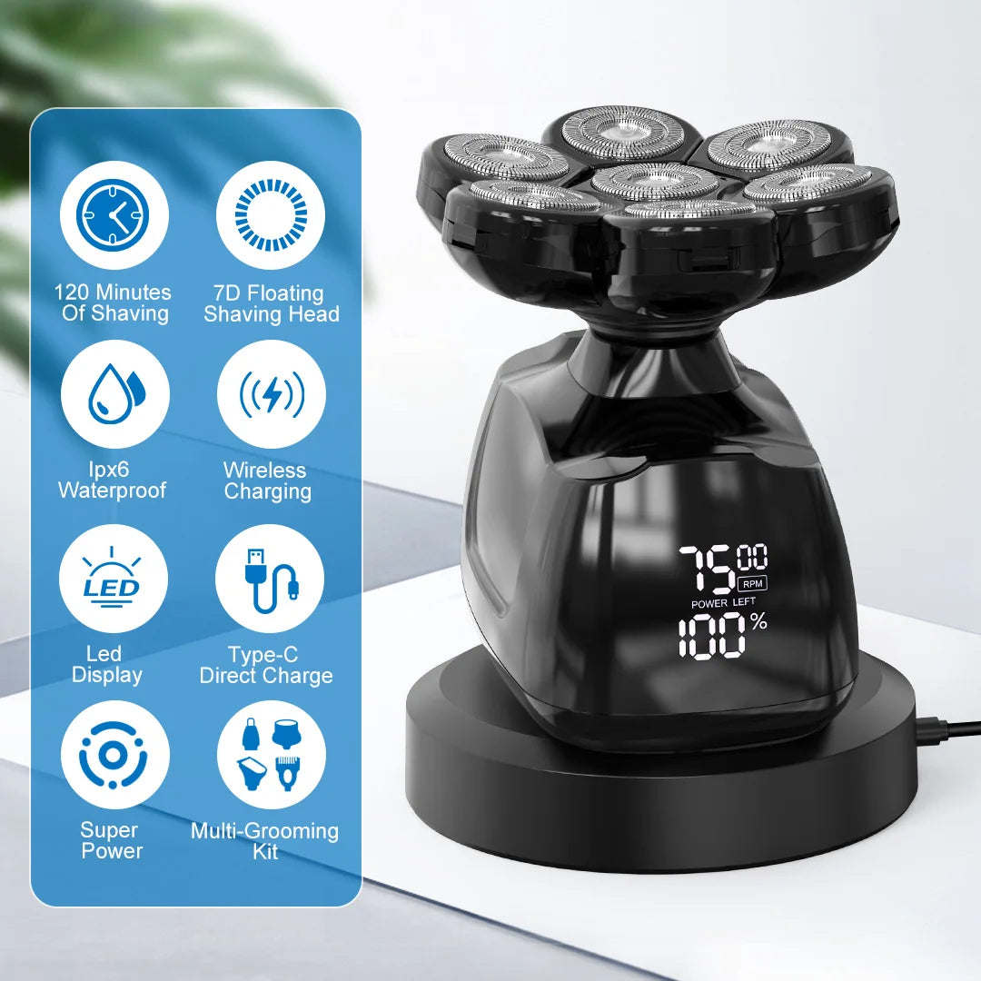 Sejoy Six In 1 Electric Shaver Kit For Men Grooming