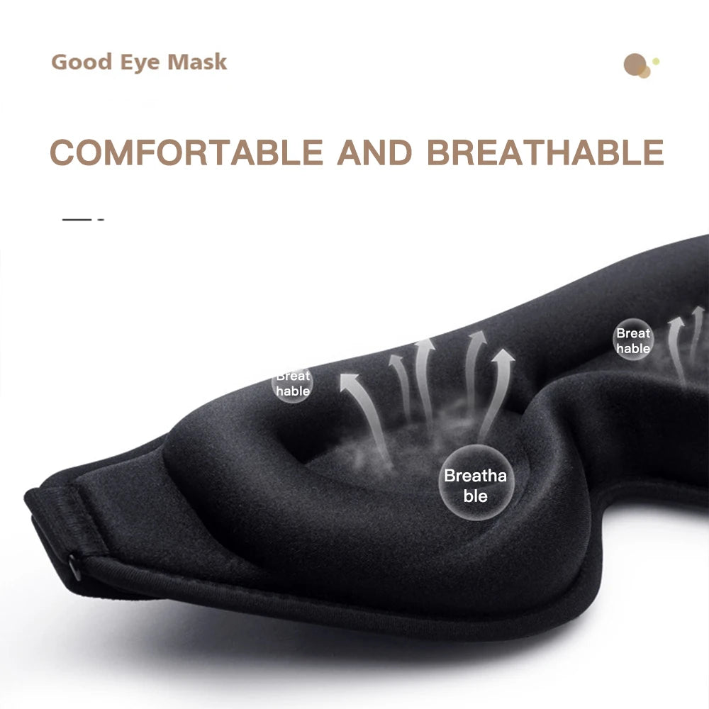 MERALLE 3D Sleep Mask Light Blocking Blindfold for Sleep