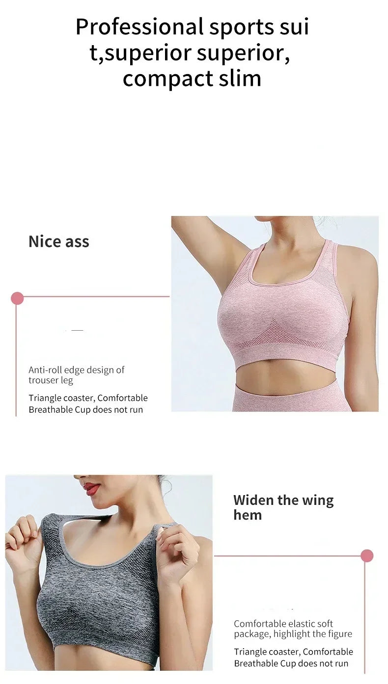 Yoga Set Women Seamless Sports Bra Leggings Shorts Fitness