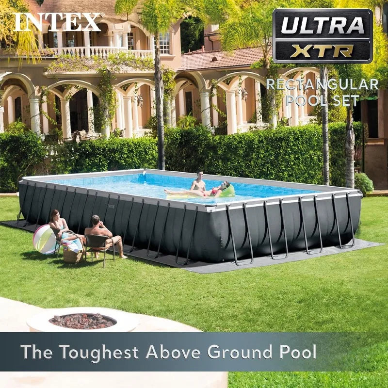 Intex Ultra XTR Rectangular Pool Deluxe Set With Pump