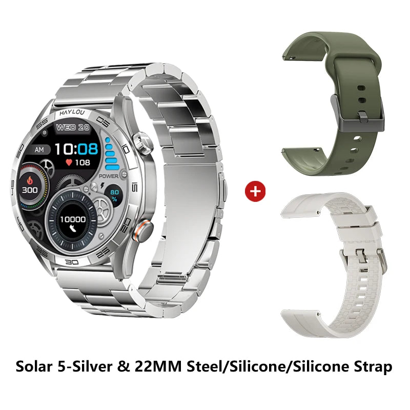 HAYLOU Solar 5 Voice Calling Smartwatch Health Tracking