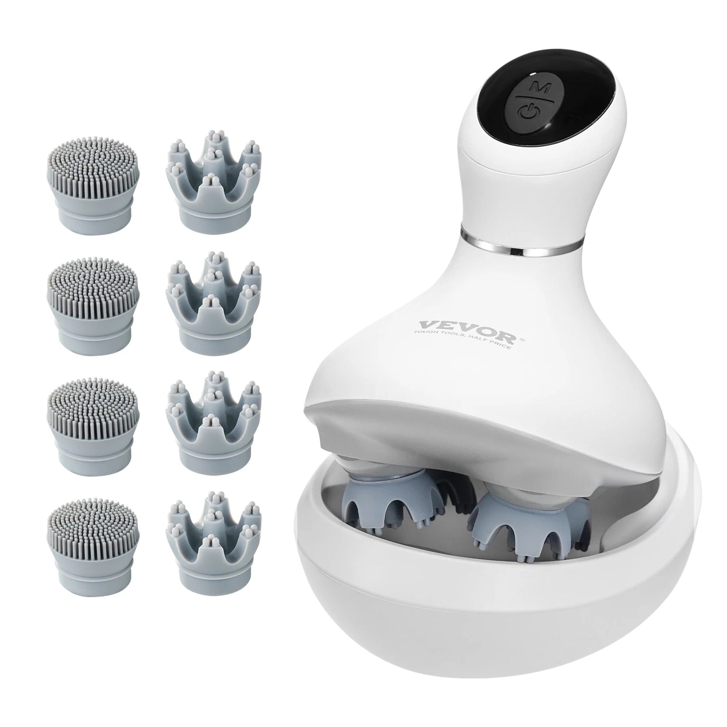 SucceBuy Electric Scalp Massager Rechargeable Head Massager Waterproof