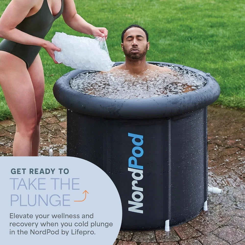 XMSJH Portable Cold Plunge Tub With Insulated Lid And Bag