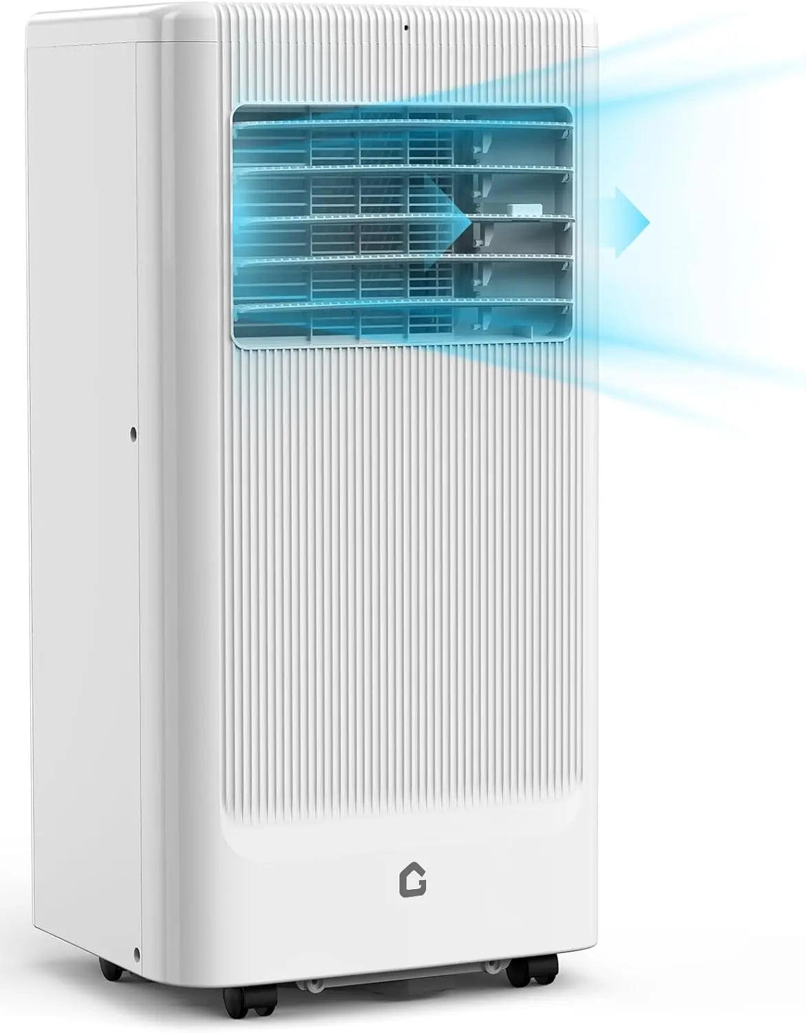 8000 BTU Portable Air Conditioner for Rooms Up to 350 Sq Ft 3 in 1 AC with Fan and Dehumidifier Remote Control and 24 Hour Timer